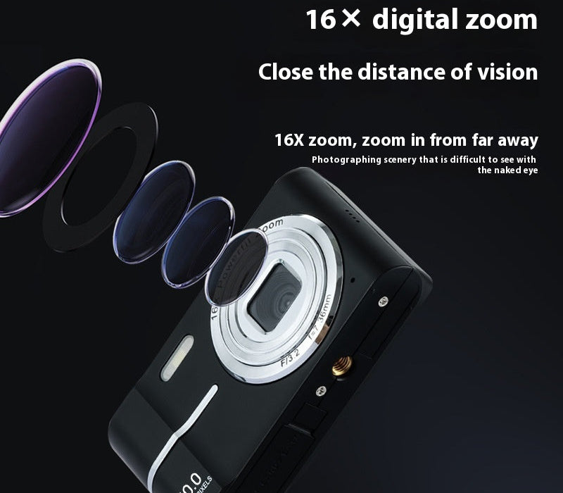 HD 4K Pixel Digital Camera Student Mini Shooting Camera