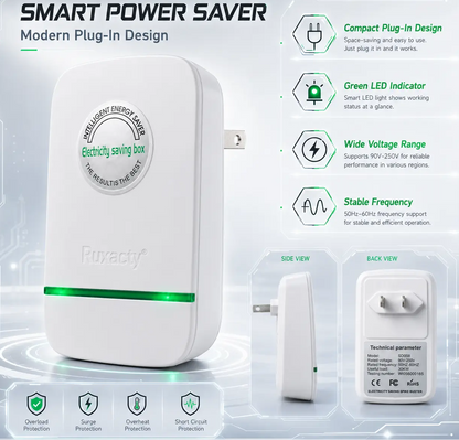 Compact Plug-In Power Box with US Plug, Built-In Indicator Light, Portable Indoor Plug-In Device for Home, Office, Dorm, Bedroom, and Travel Use