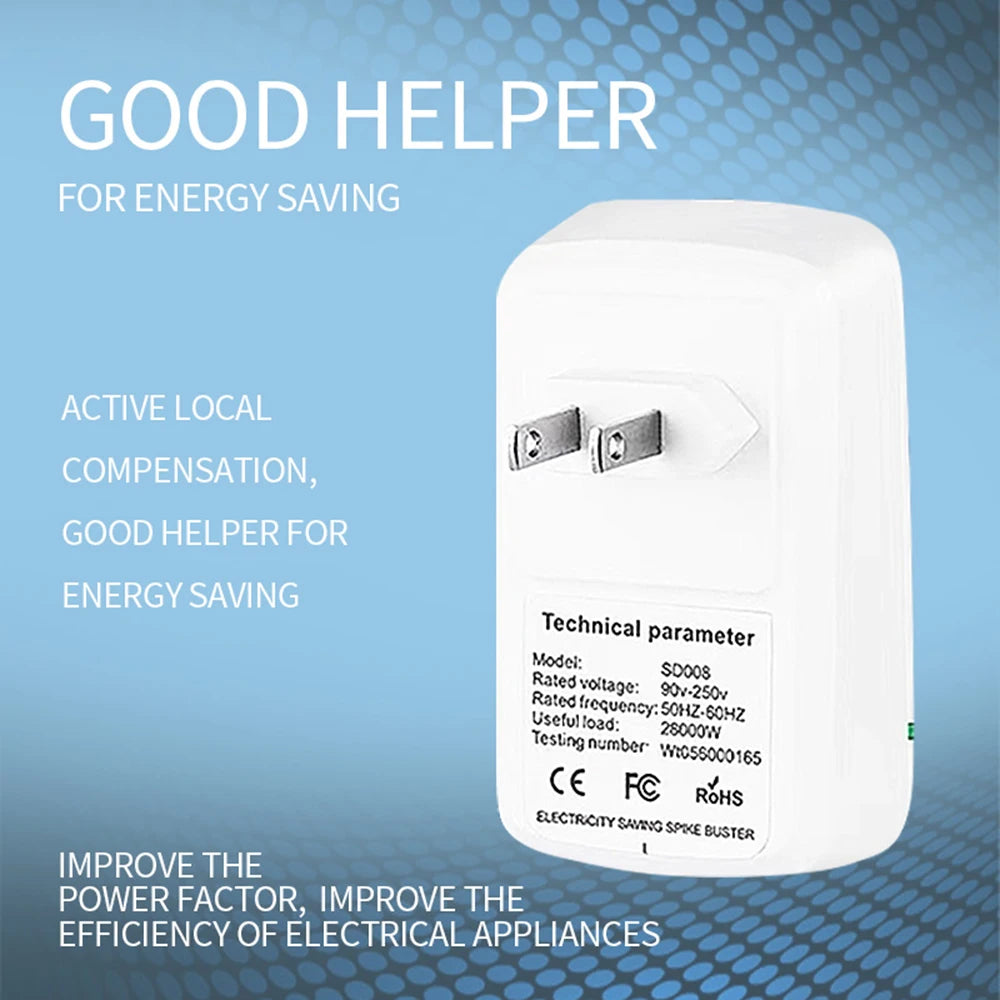 Pro Power save Electricity Energy Saver 90V-250V Home Office Electricity Saving Box US/EU/UK Plug Stable Voltage Power Saver