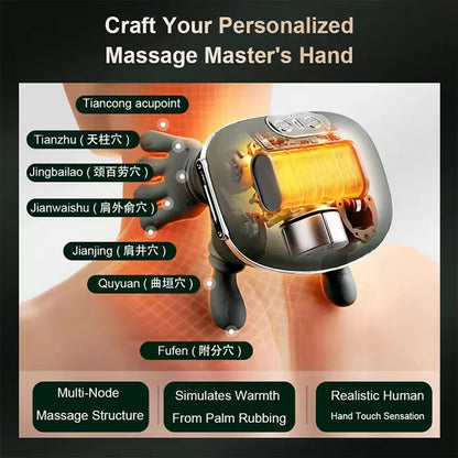 2026 Bionic Neck Shoulder Massager N7 Kneading Massager Shawl 3-Level Modes Neck Cervical Waist Leg Body Muscles Massage Pillow