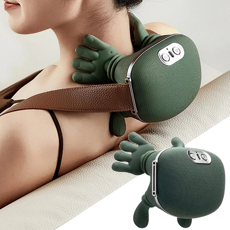 2026 Bionic Neck Shoulder Massager N7 Kneading Massager Shawl 3-Level Modes Neck Cervical Waist Leg Body Muscles Massage Pillow